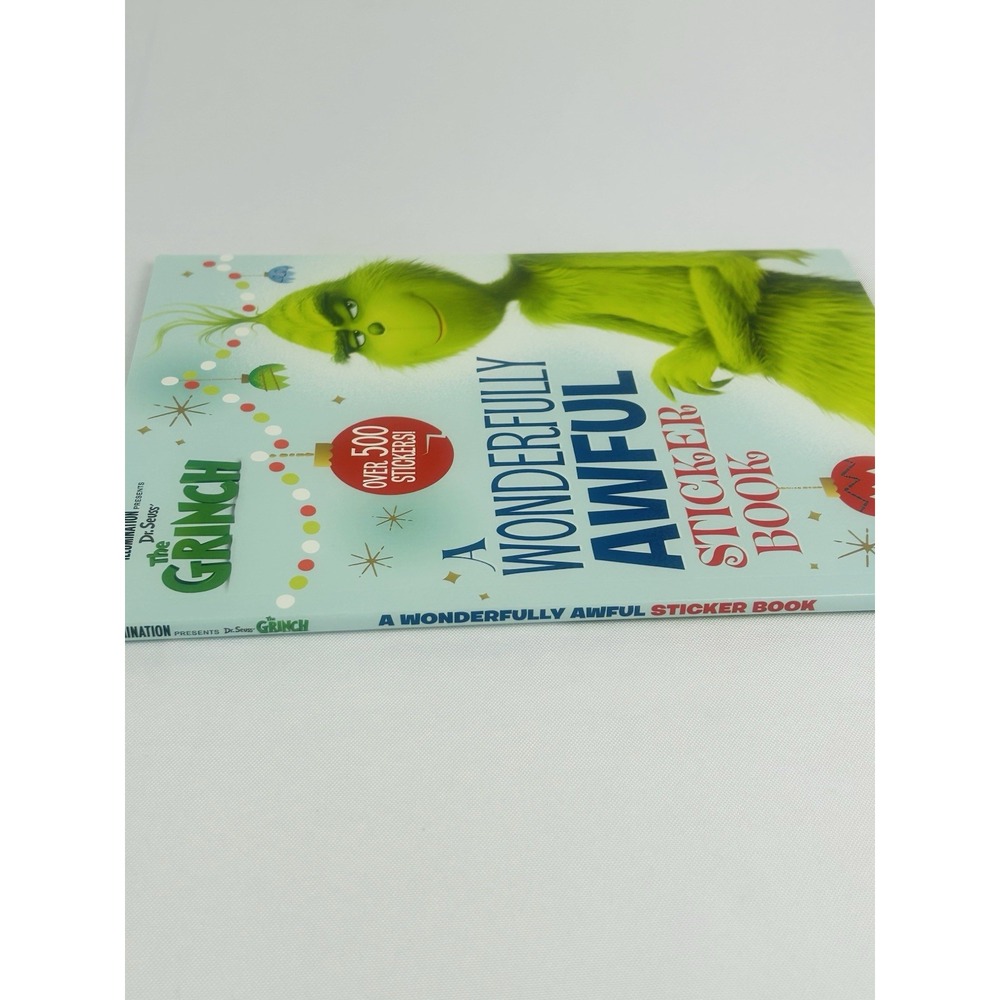 Dr. Seuss The Grinch A Wonderfully Awful Sticker Book 500 Stickers Christmas NEW - Picture 12 of 12